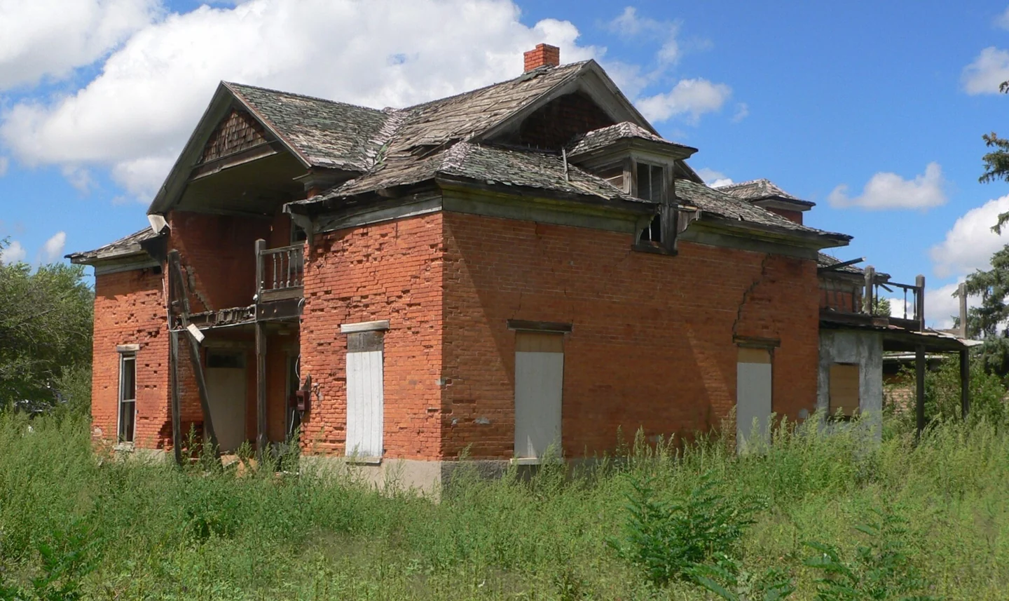 The red-brick Abner Ellsworth House in Show Low