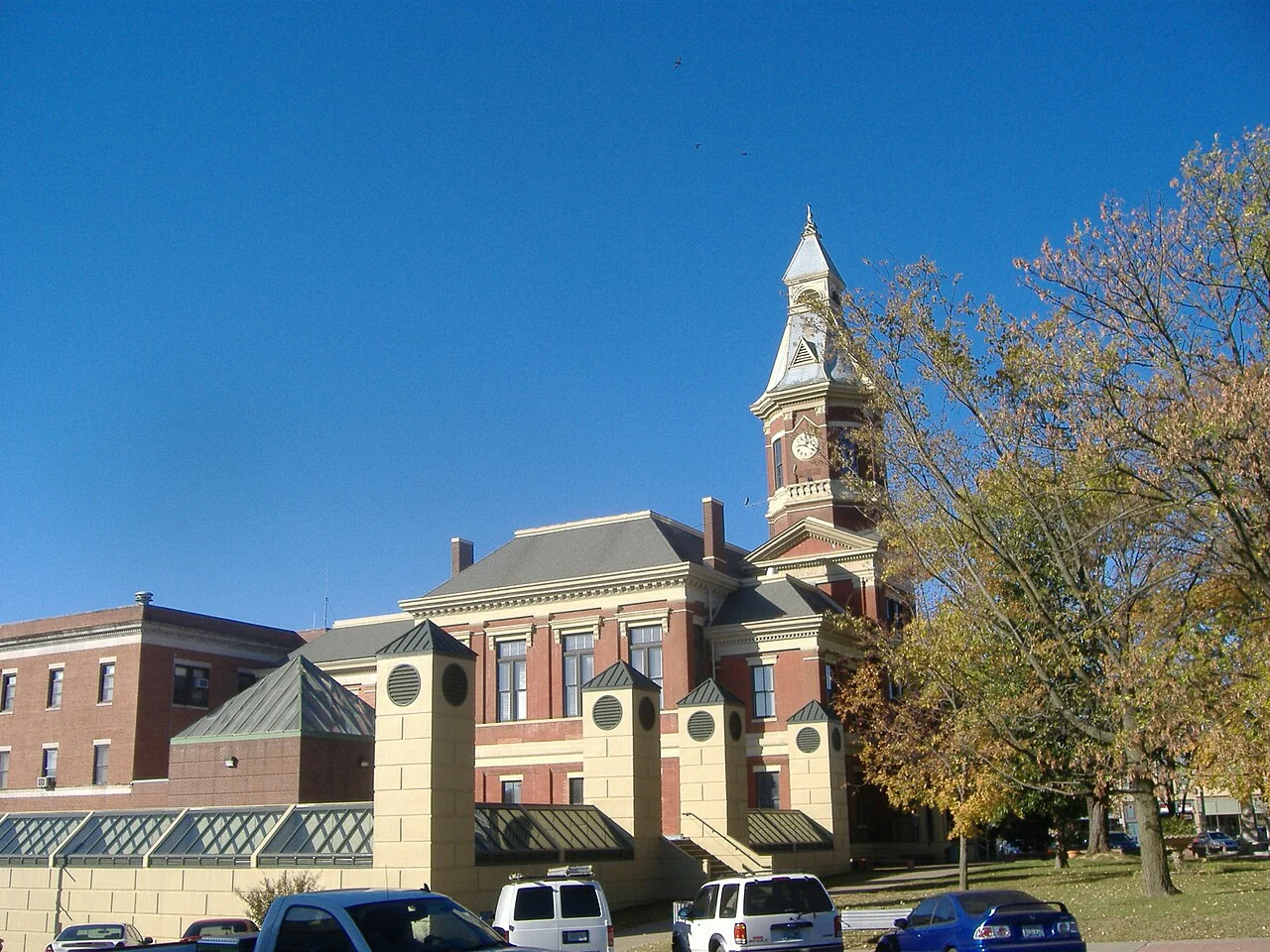 The former Graves County Courthouse and clock tower in Mayfield, photographed in 2008.